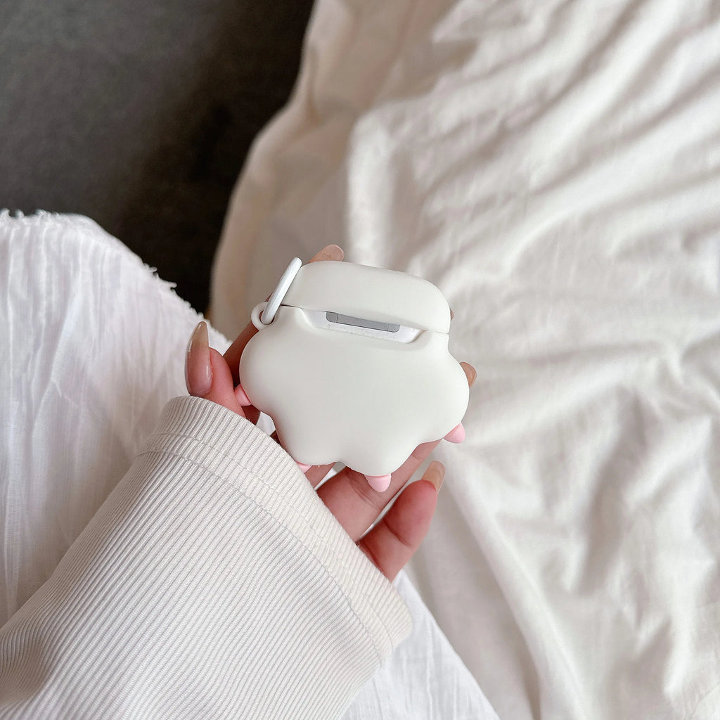 Cute Cat Paw AirPods Case 3D Silicone