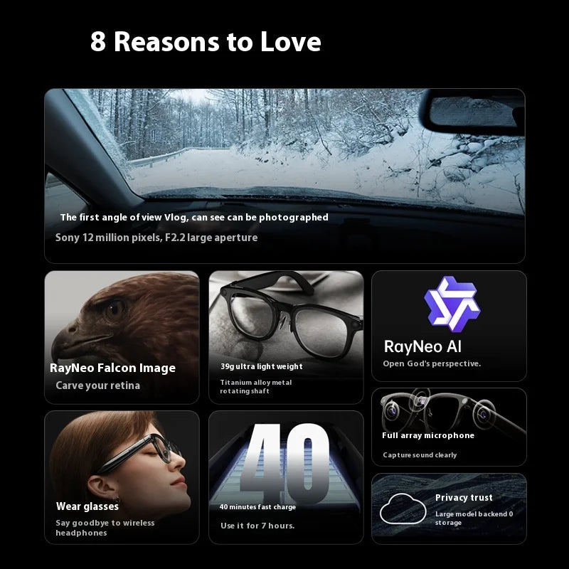 RayNeo V3 AI Photography Glasses