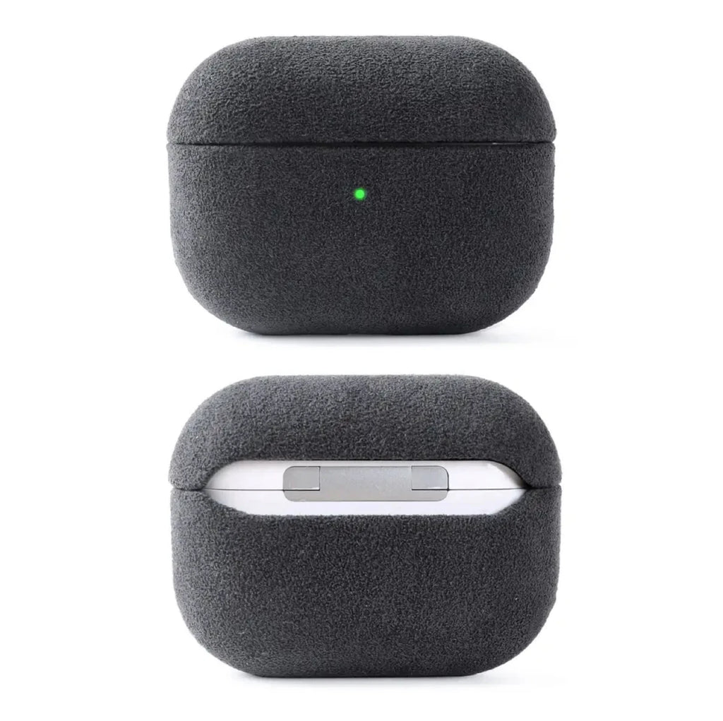 Premium Alcantara Leather AirPods Case Luxury Protective Cover