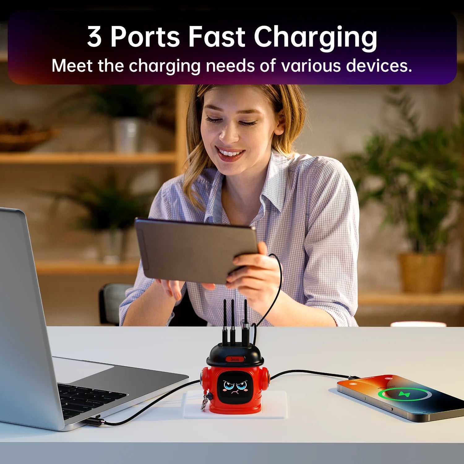 Divoom Dipow 65W Multi-socket Fast Charger