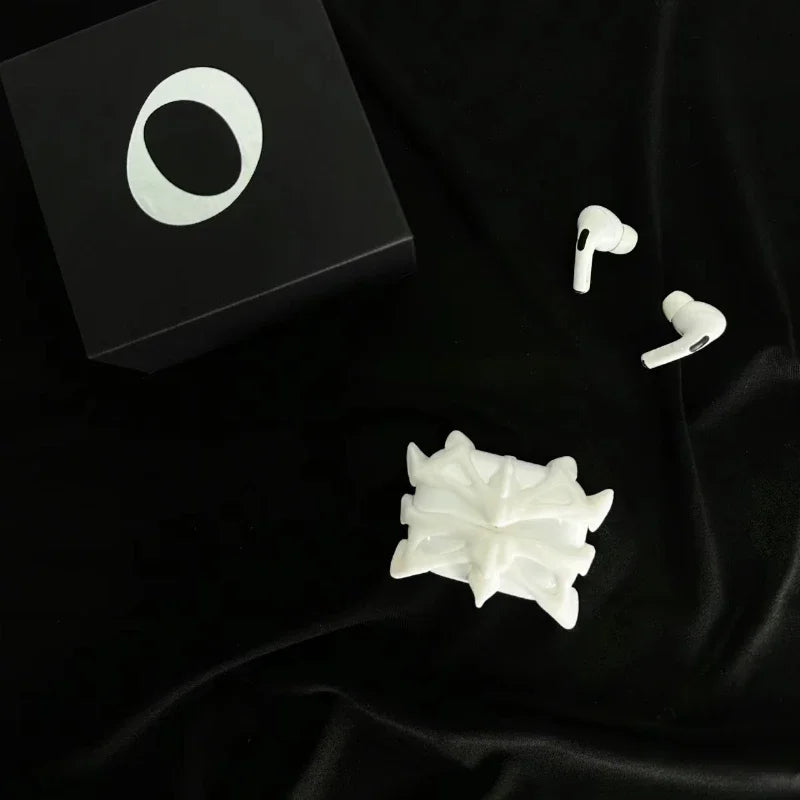 Mercury Liquid AirPods Case Metal Lil Butterfly