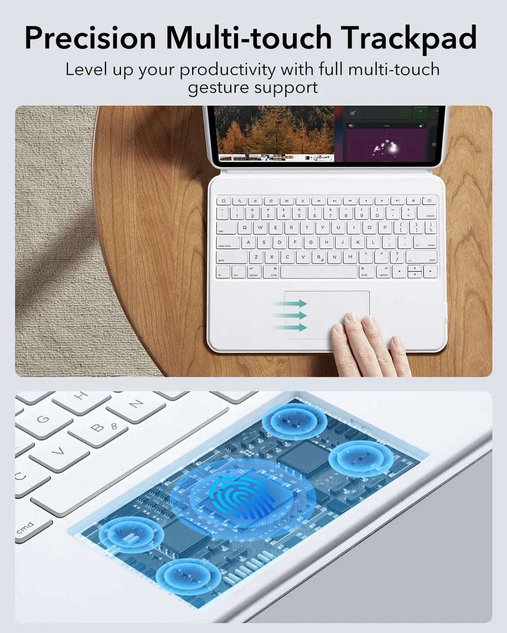 ESR Ascend Magnetic Keyboard Case for iPad 12.9