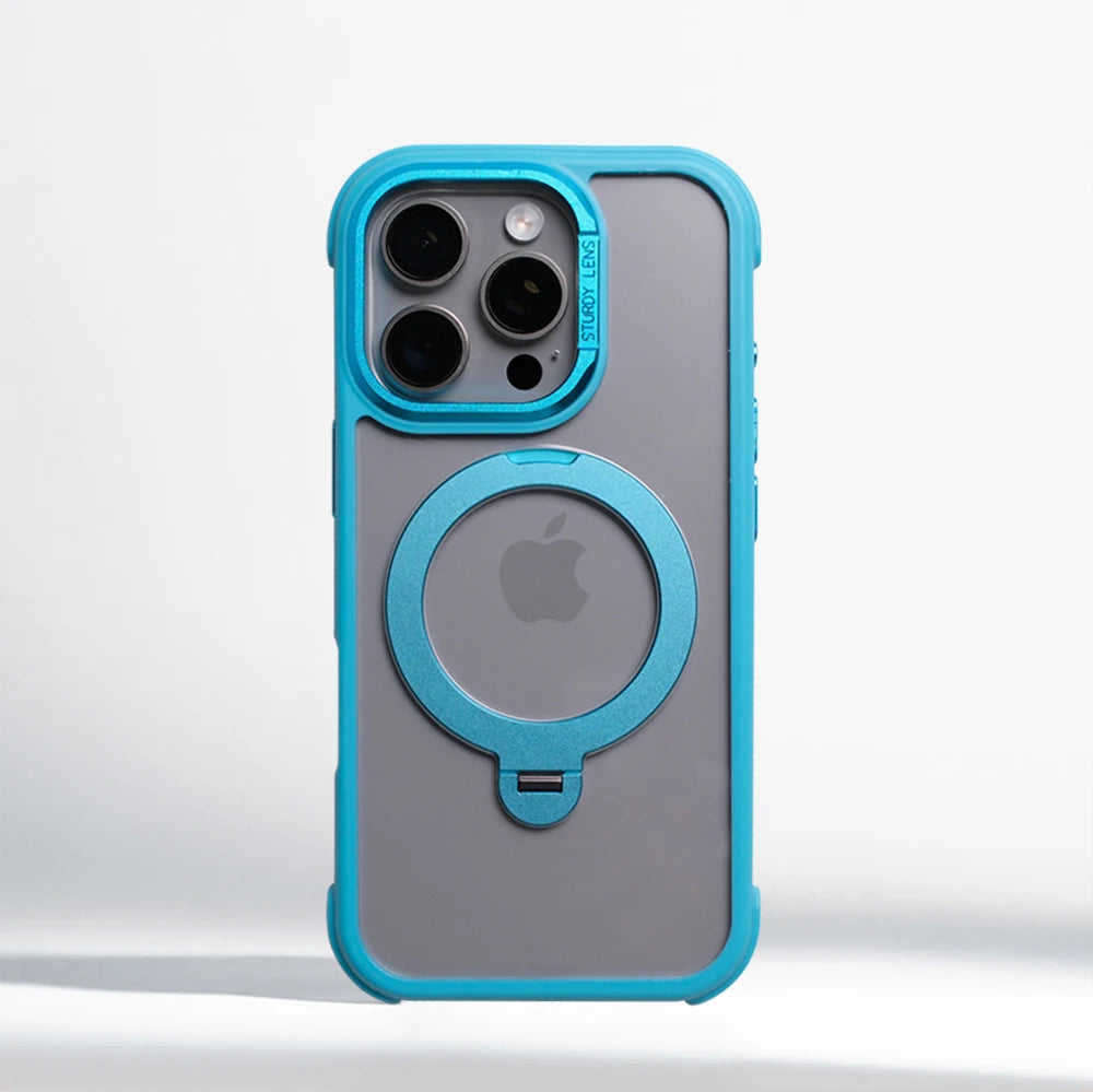 Magnetic Rotatable Holder Shockproof Case for iPhone