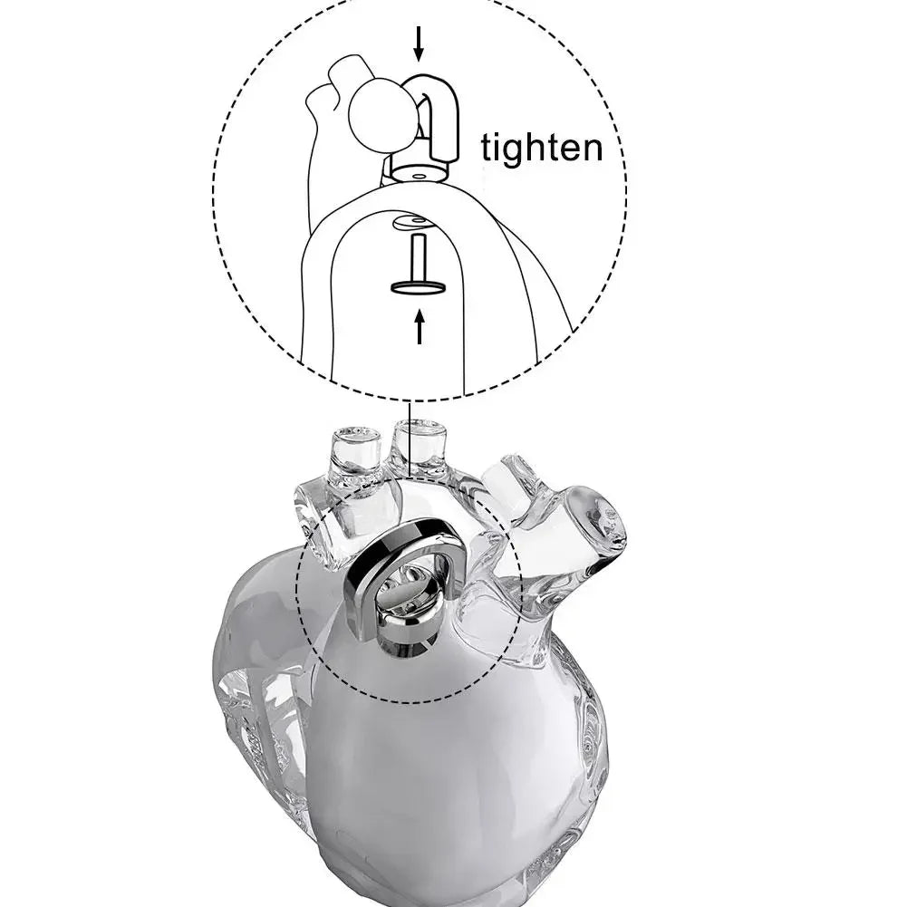 Anatomical Heart AirPods Case - 3D Liquid Silicone Design