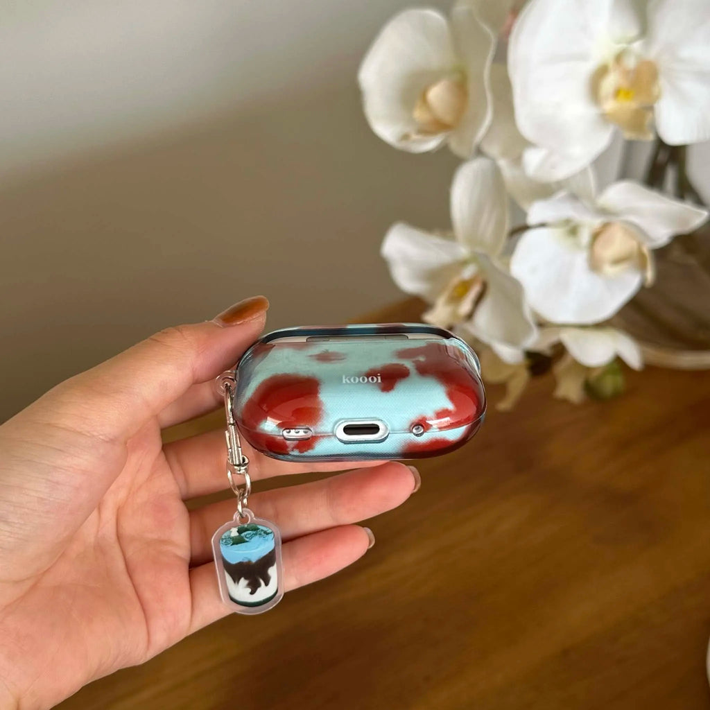 Amber Blue Red IMD AirPods Case