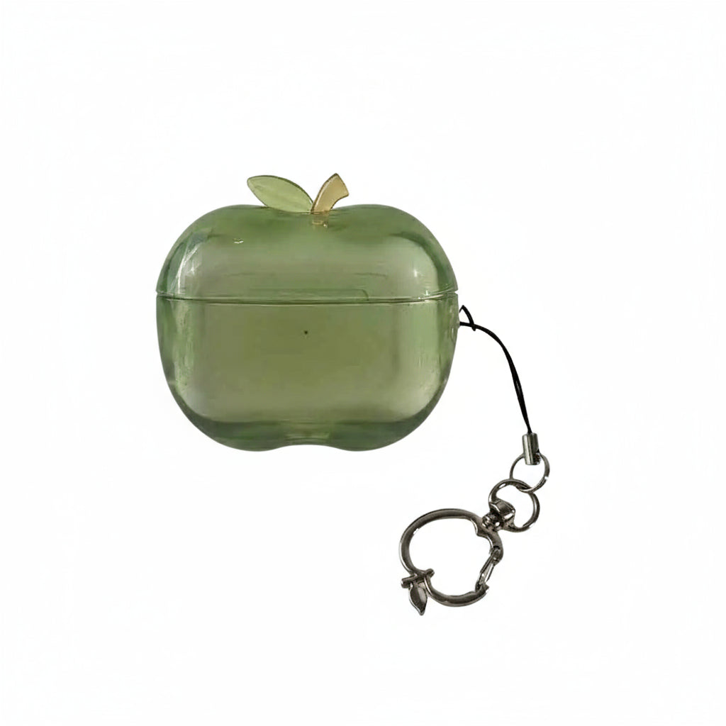 Transparent Fruit AirPods Pro Case Drop-Proof Apple Shape