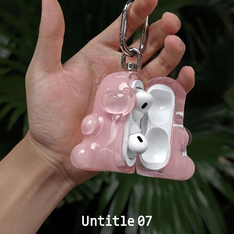 Cute Gummy Bear AirPods Case Silicone