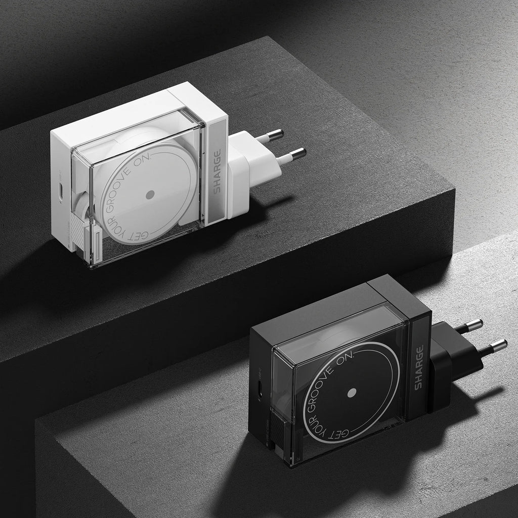 SHARGE Retractable 65W USB C Charger GaN