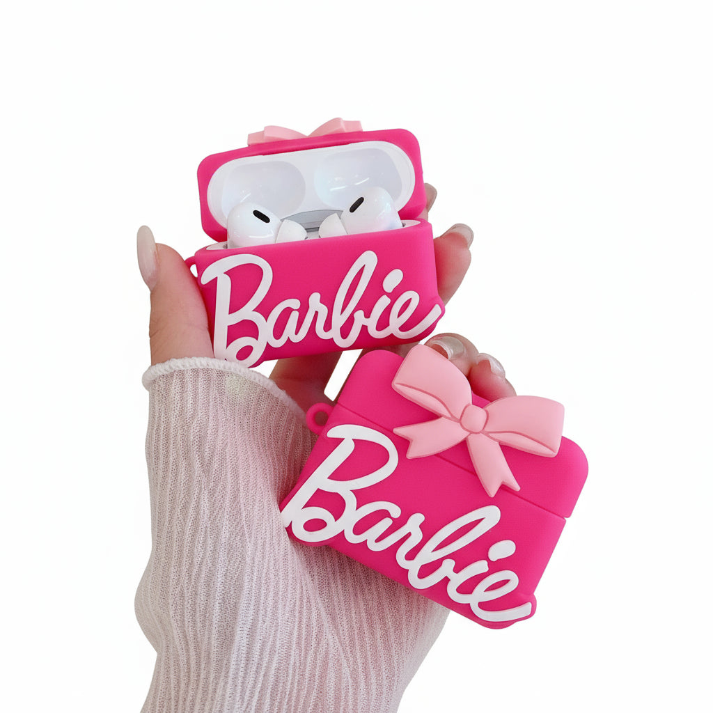 3D Barbie AirPods Case Silicone