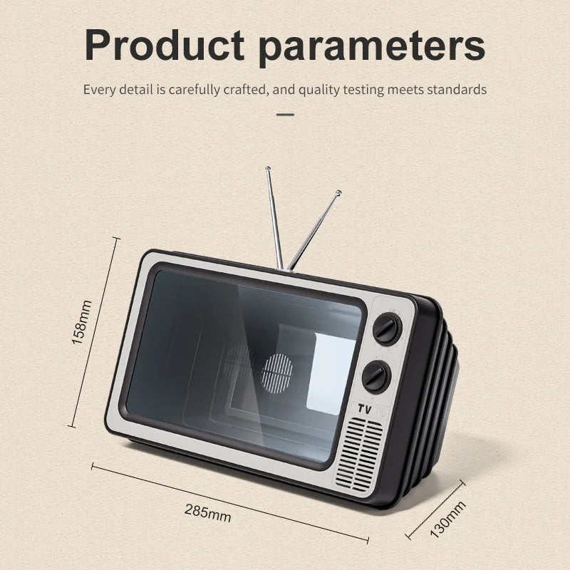 Retro TV Phone Screen Magnifier