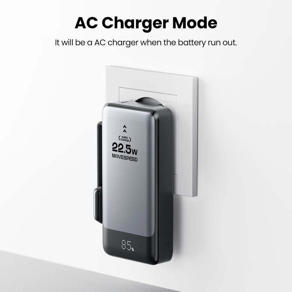 MOVESPEED Power Bank 10000mAh 22.5W Fast Charger