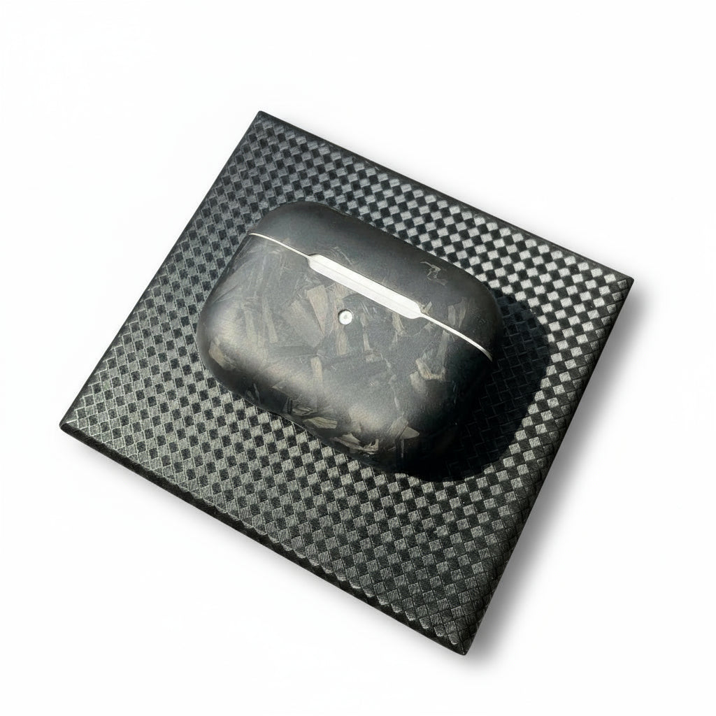 Premium Real Forged Carbon Fiber AirPods Case Ultra-Light Protective Cover