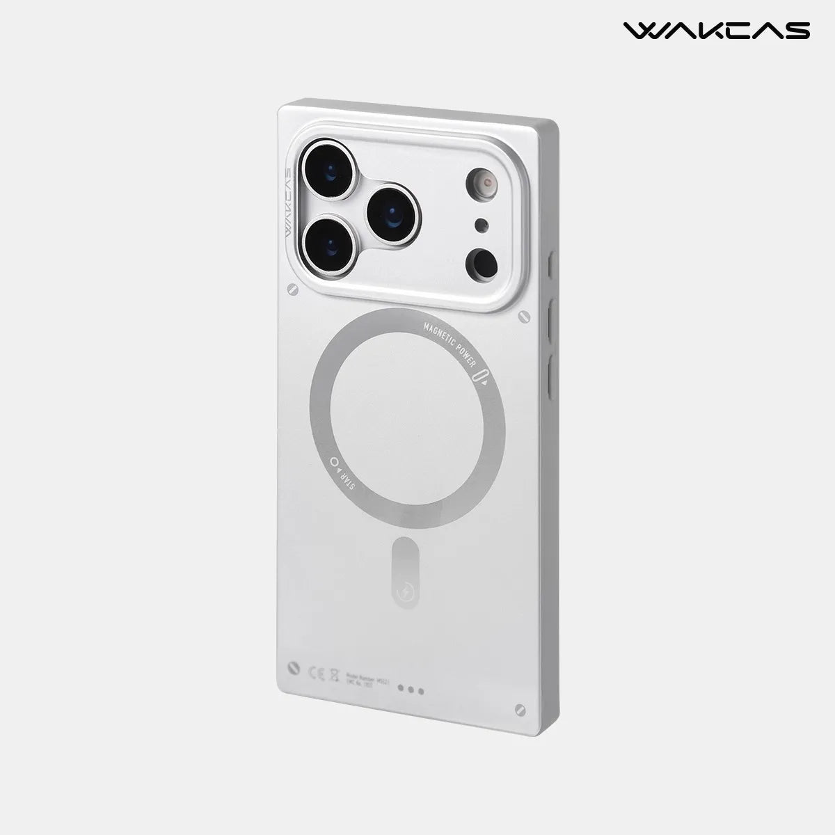 Wakcas Matte Magnetic Square iPhone Case