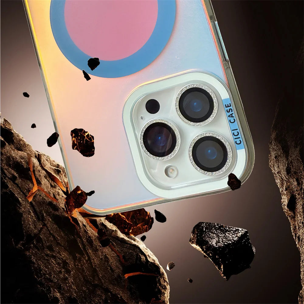 MagSafe Color Changing iPhone Case Mixed Colors Design