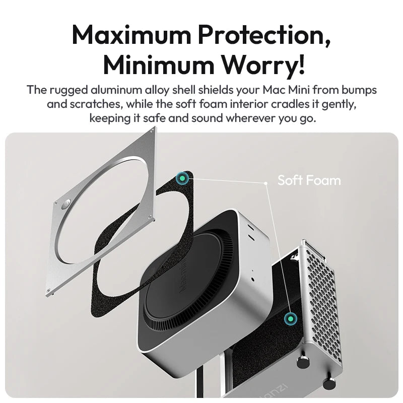 Ulanzi QT01 Mac Mini Aluminum-Alloy Case