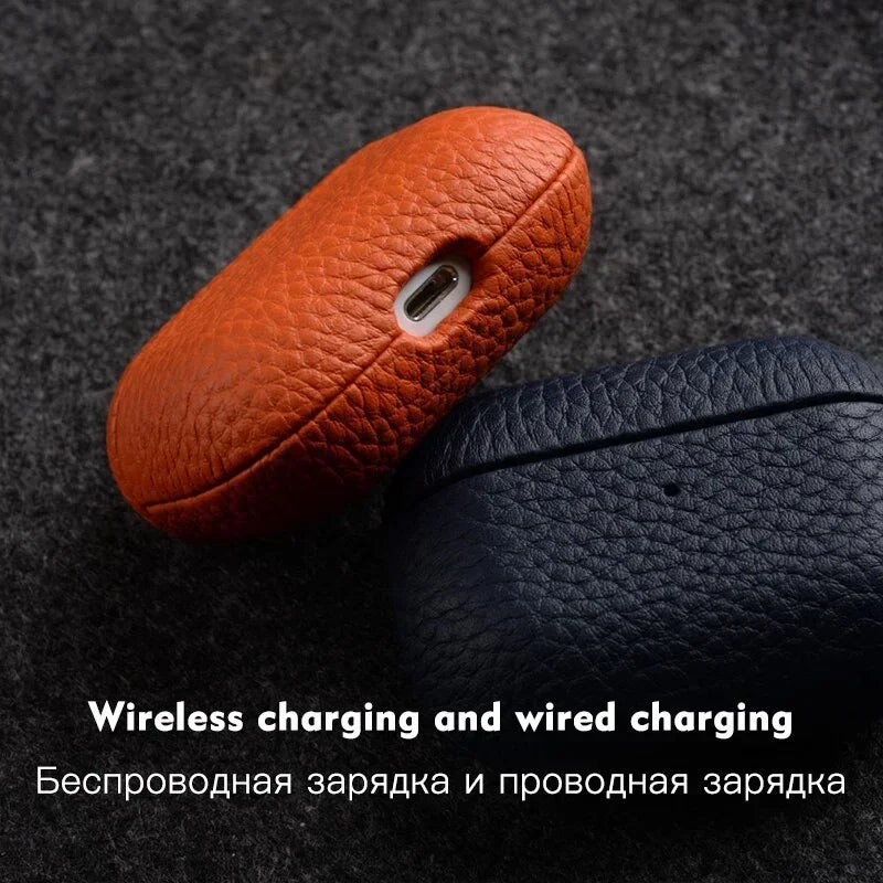 Premium Genuine Leather AirPods Case Melkco