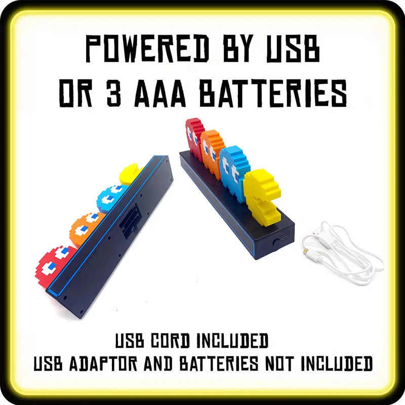 Pac-Man LED Pixel Lamp