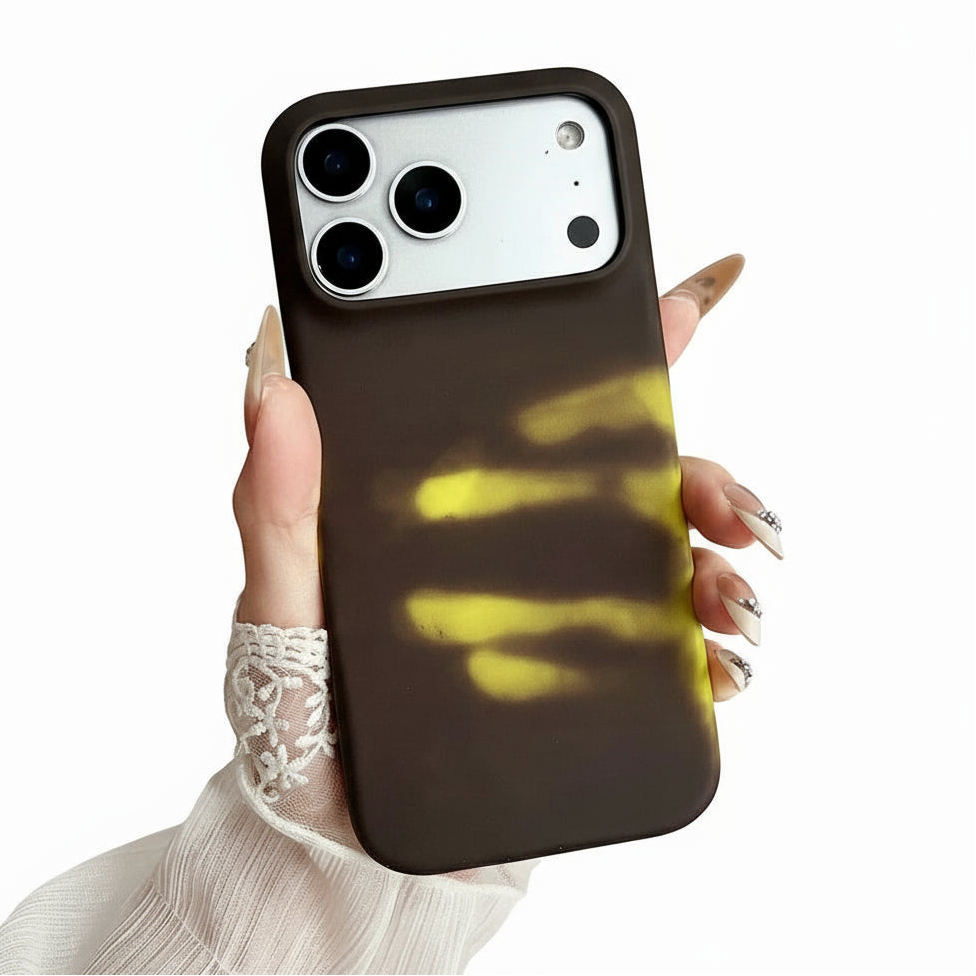 Thermal Sensor iPhone Case Color-Changing Heat-Reactive Temperature Sensitive