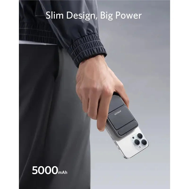 Anker 622 Magnetic Battery (MagGo), 5,000mAh Foldable Magnetic