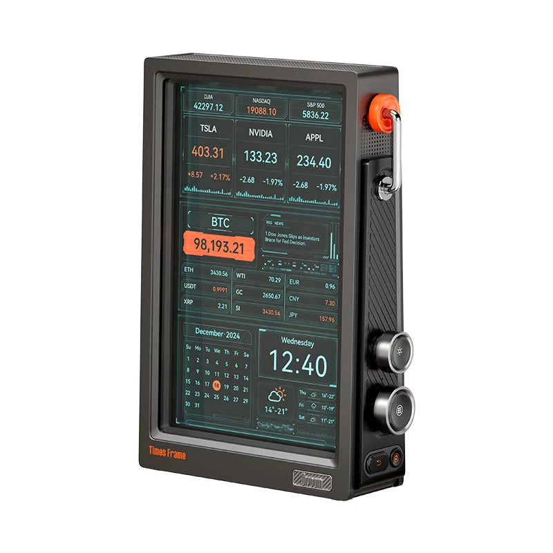 Divoom Times Frame 10.1″ Smart Digital Clock Crypto and Stocks