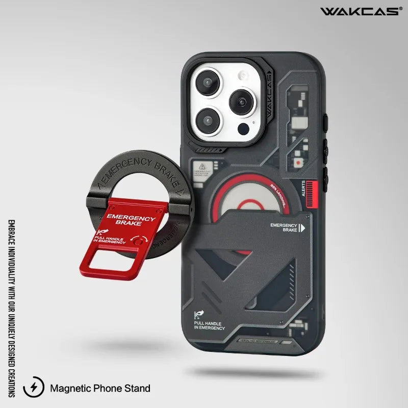 Wakcas Black Emergency Panel iPhone Case