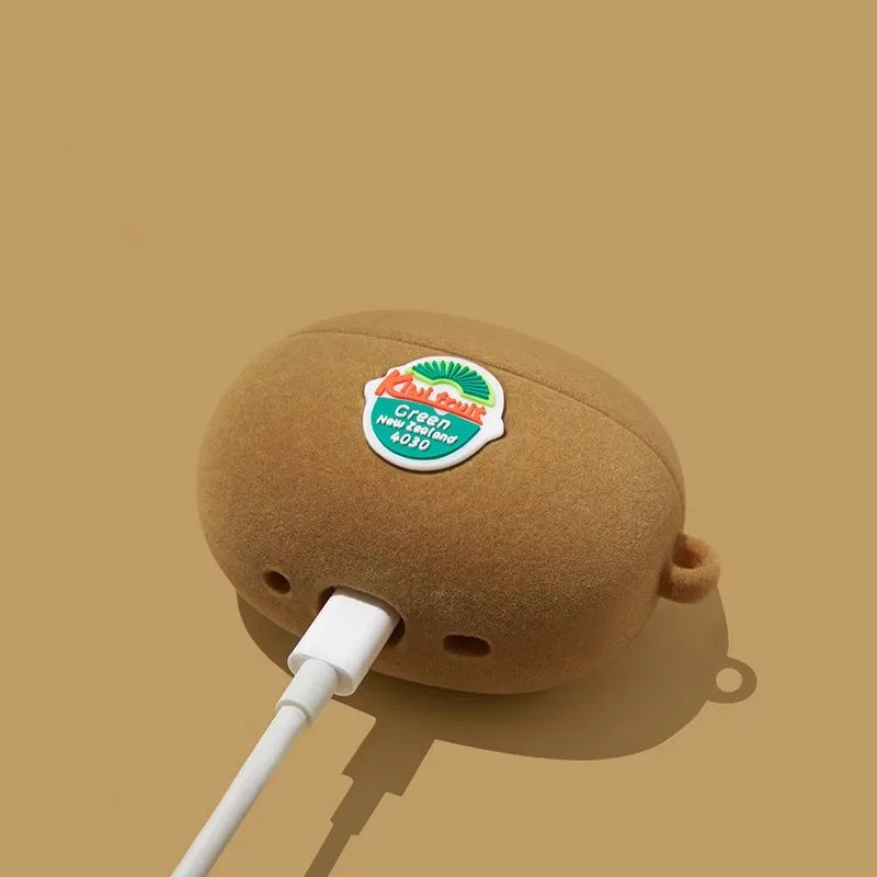 Kiwi Fruit AirPods Case Fresh Silicone Protective Cover