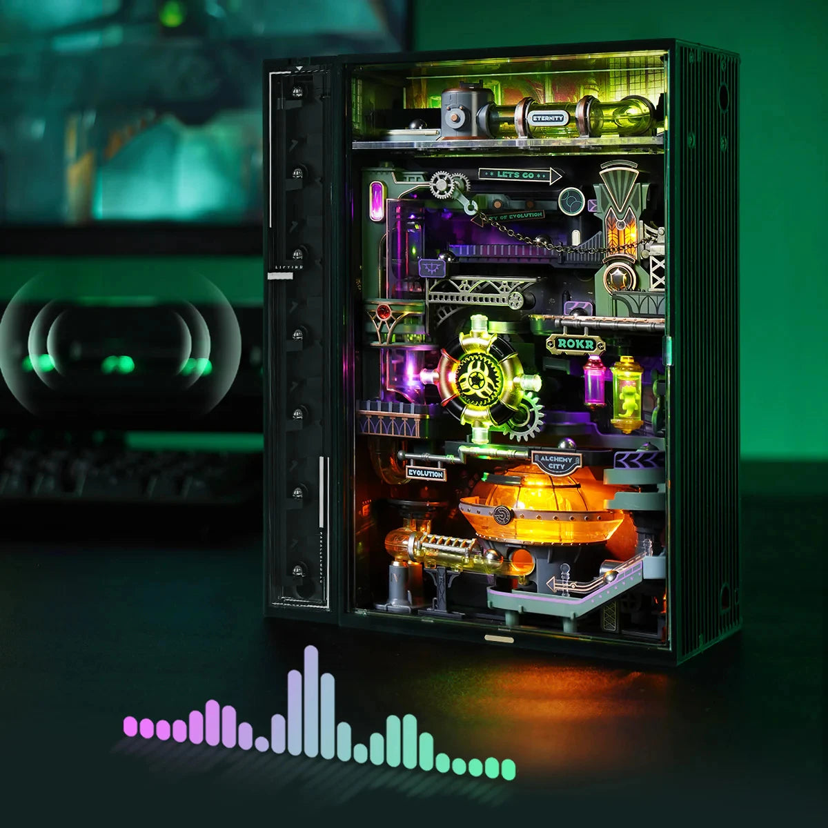 Alchemy City MR04S Mechanical Marble Run 3D