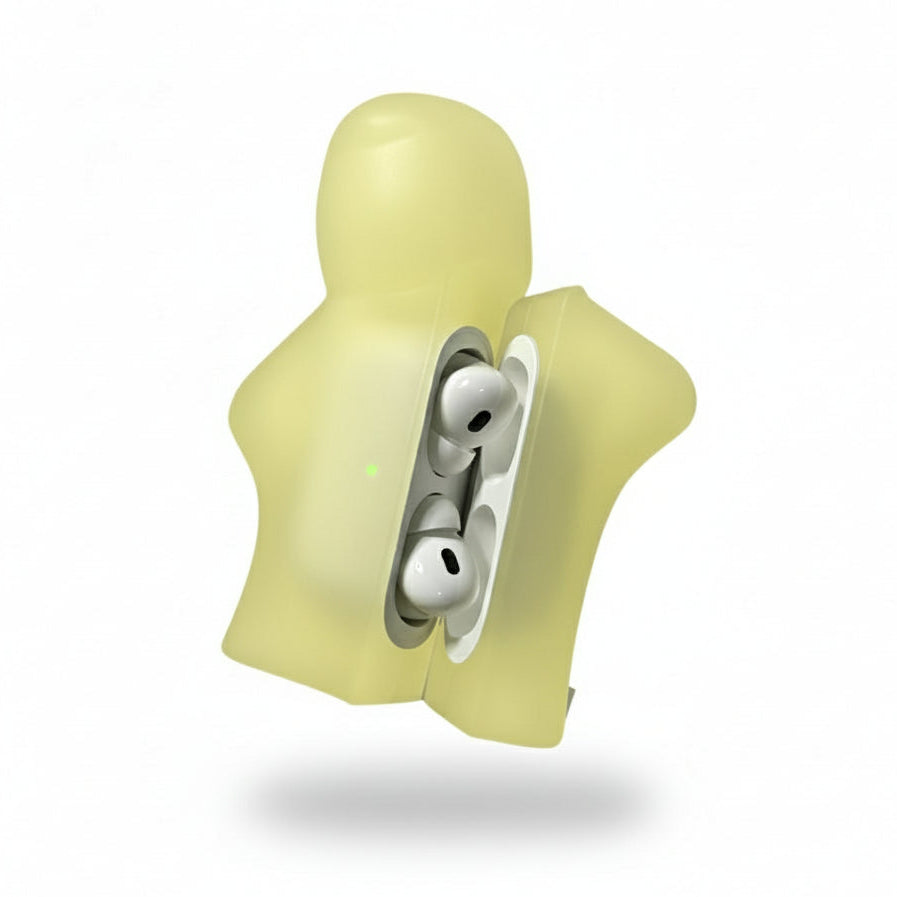 Figurine AirPods Case - Sculptural Art Design