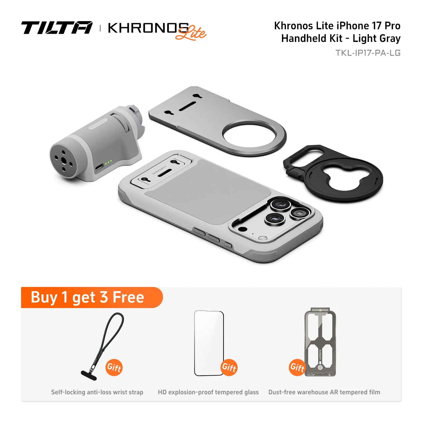 TILTA Khronos Lite Case Kit for iPhone 17 Pro/Max