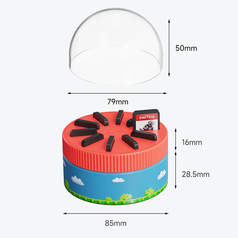 Switch Rotating Game Card Cover 10 Slots Creative Storage Holder