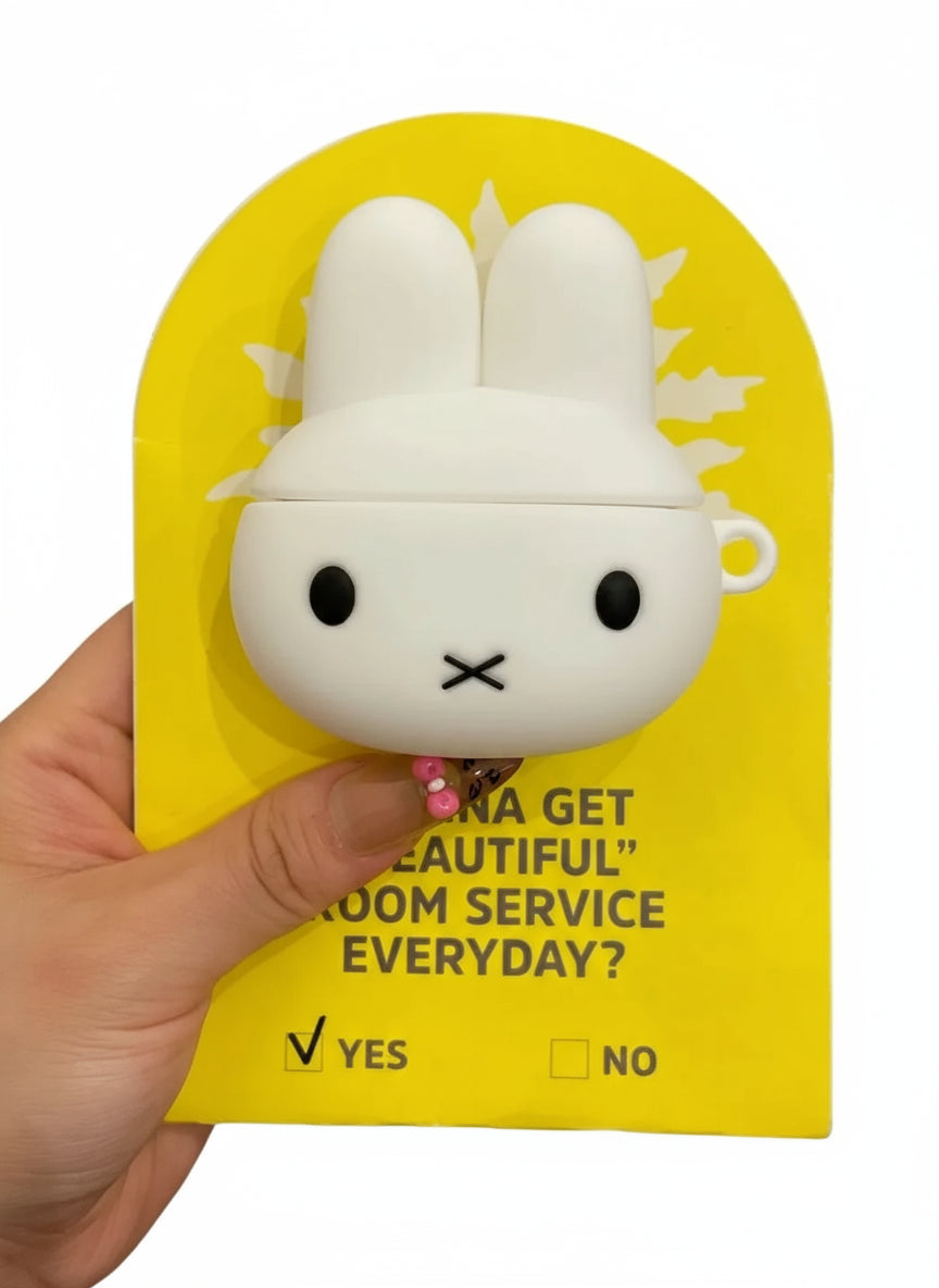 Miffy Rabbit AirPods Case 3D Silicone
