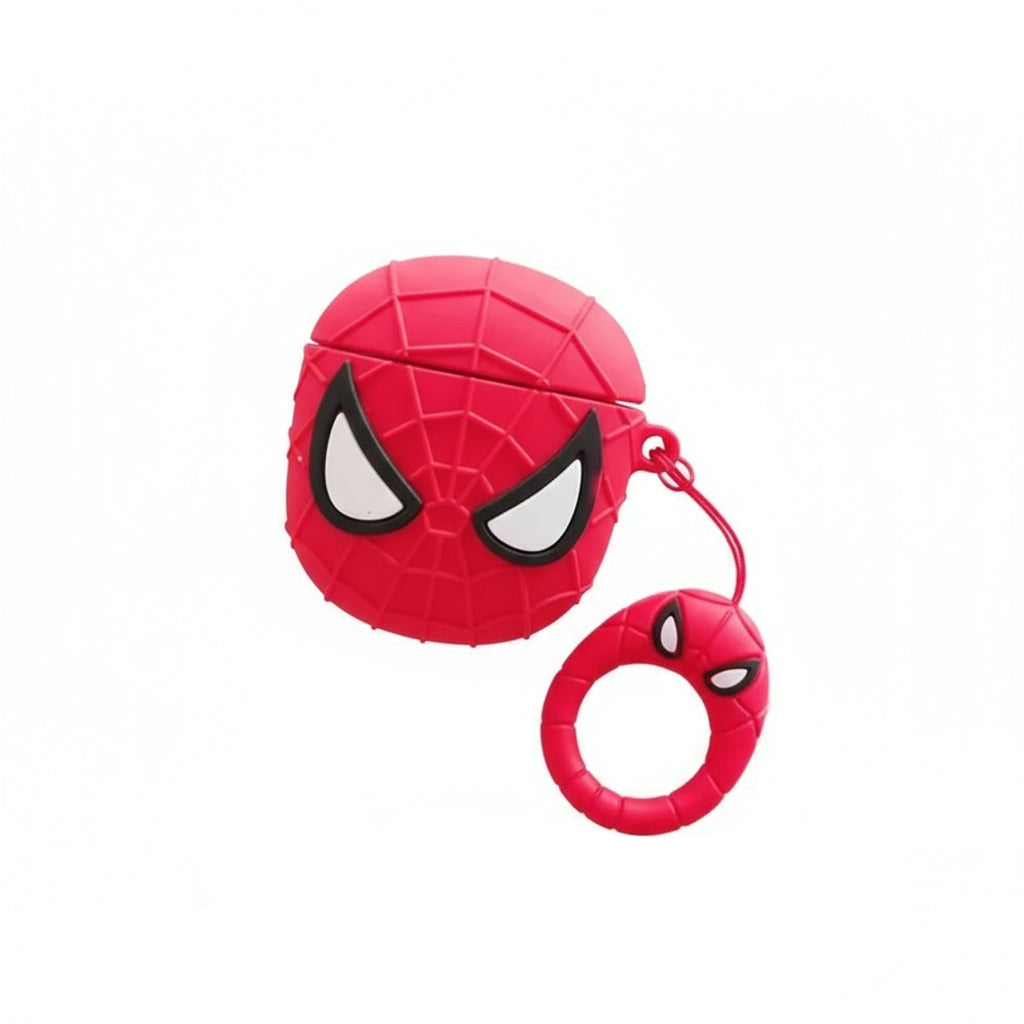 Marvel Superhero AirPods Case Spider-Man, Iron Man, Captain America Silicone