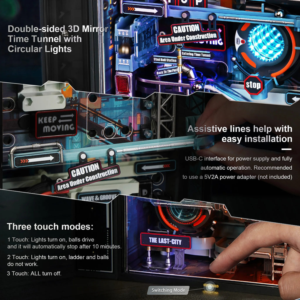 The Last City Marble Run Mechanical 3D Puzzle
