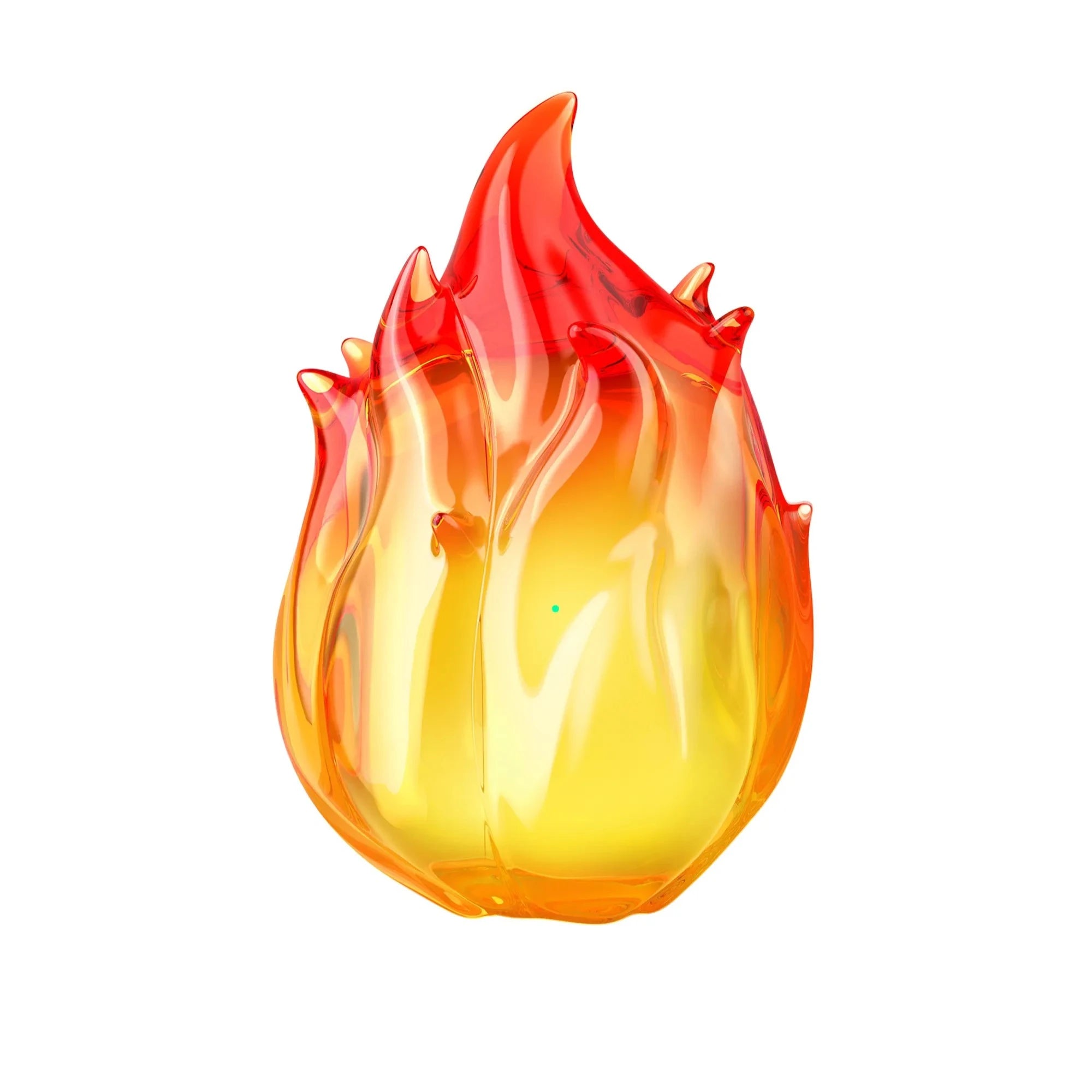 Flame AirPods Case 3D Resin Fire Design Protective Cover