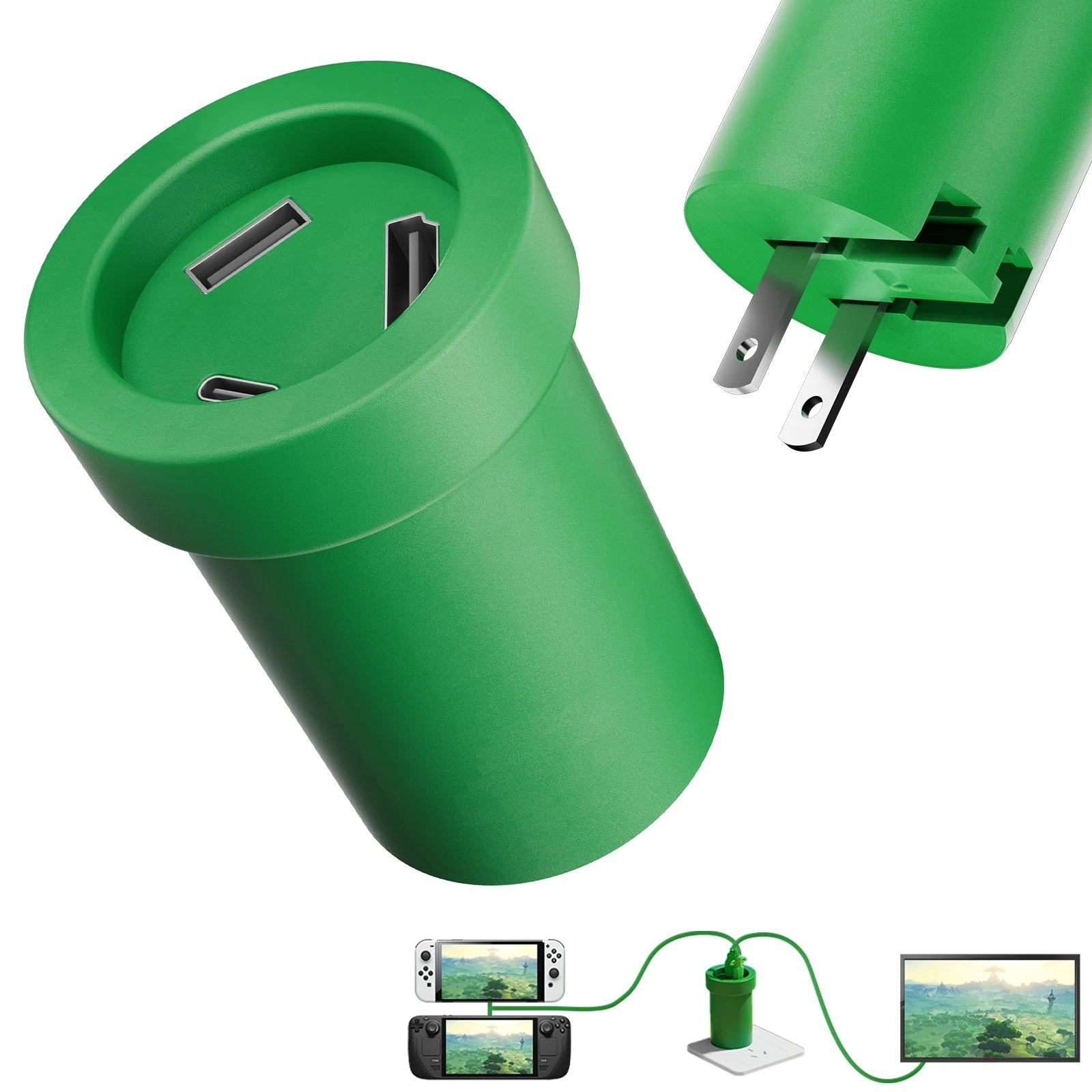 Switch Charging Dock 65W Multi-Functional Hub with 4K HDMI Output