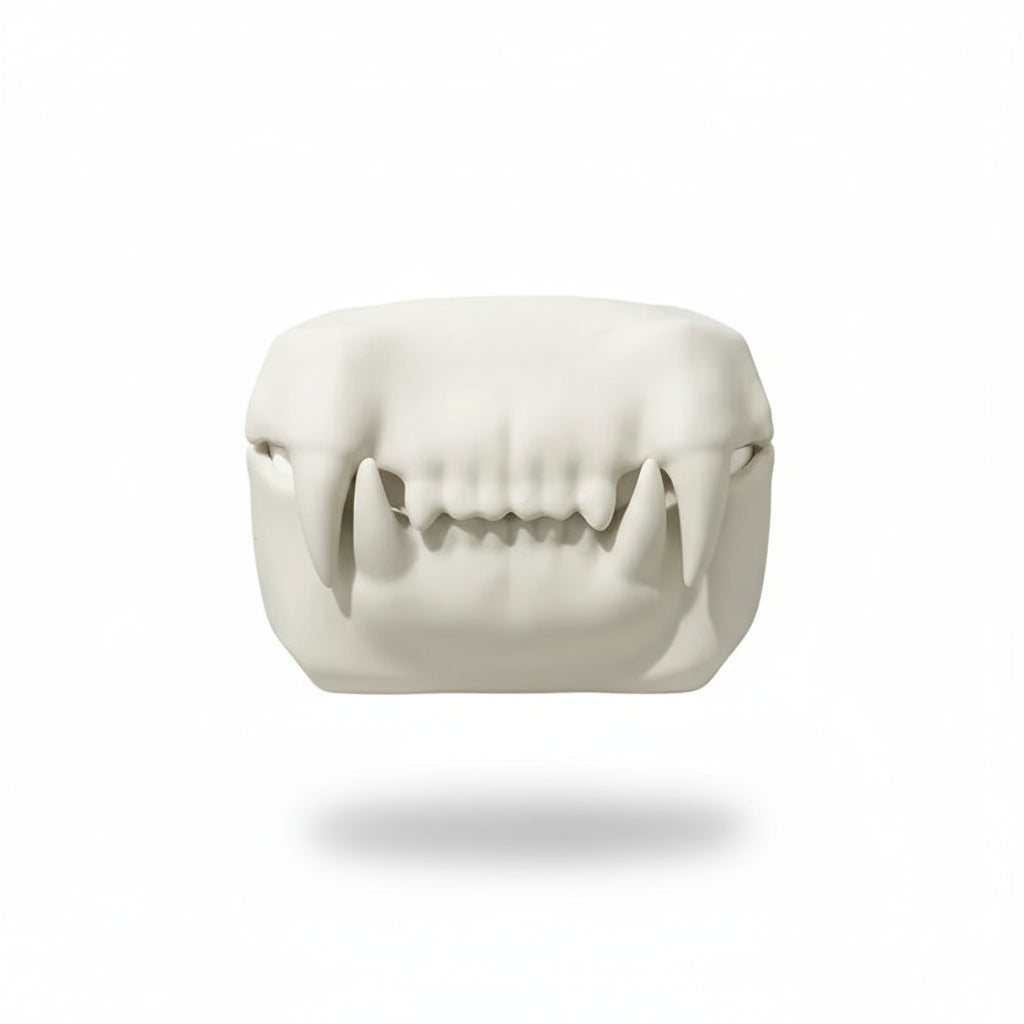 Glow in the Dark Tiger Tooth AirPods Case Silicone