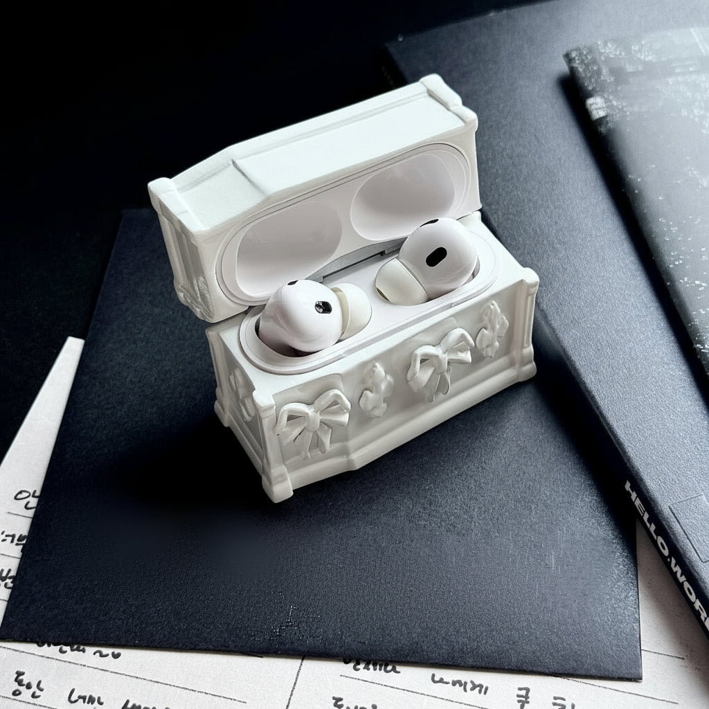 Gothic Coffin 3D Resin AirPods Case Customized