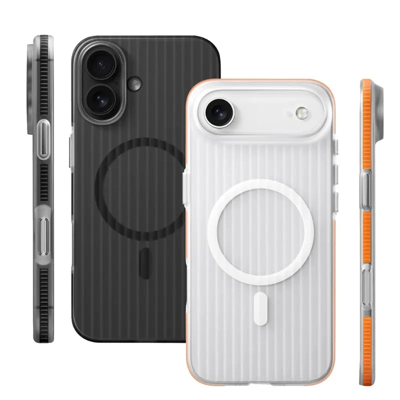 Corrugated Pattern Magnetic Case For iPhone