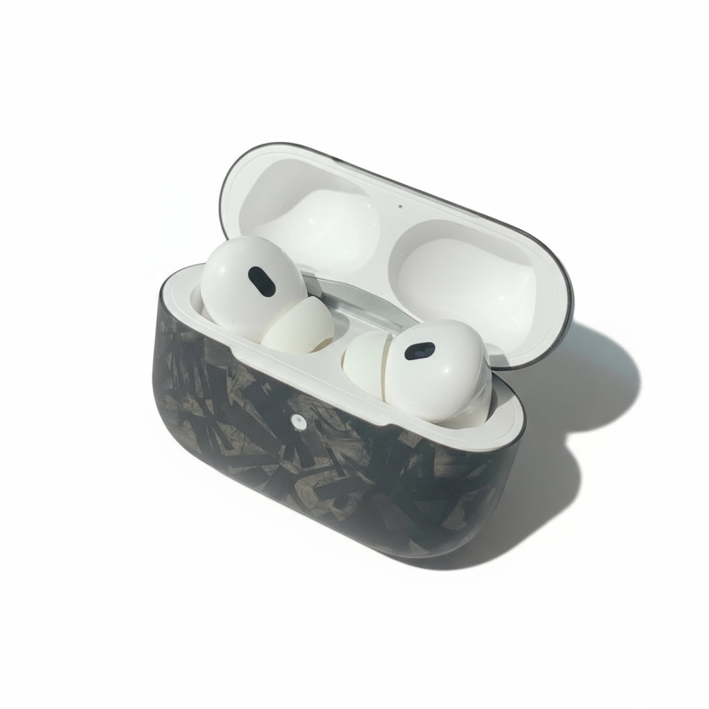 Premium Real Forged Carbon Fiber AirPods Case Ultra-Light Protective Cover