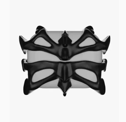 Mercury Liquid AirPods Case Metal Lil Butterfly