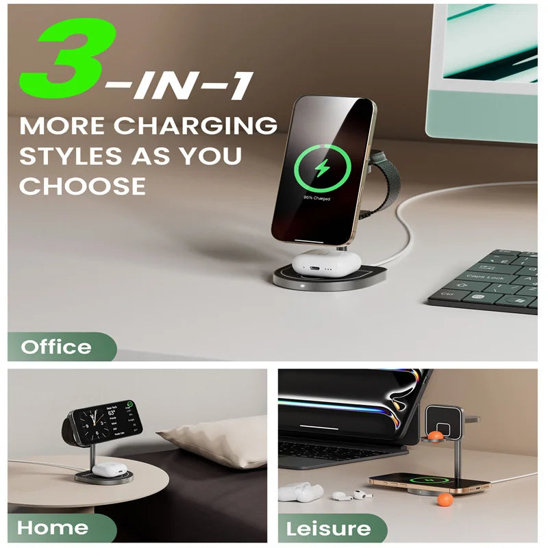 KUXIU X85 Magnetic Wireless Charging Stand For iPhone