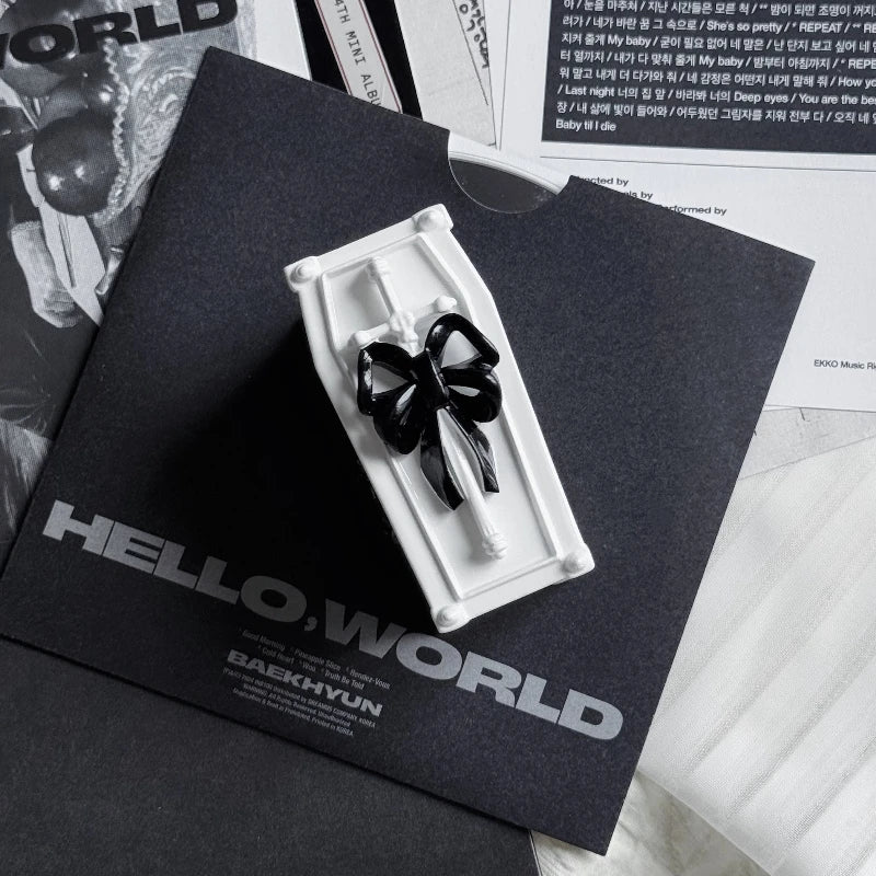 Gothic Coffin 3D Resin AirPods Case Customized