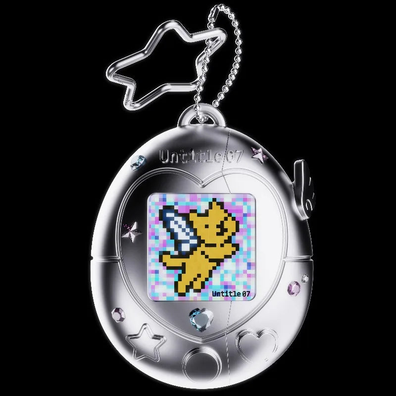 Electronic Pet Cat AirPods Case Interactive Tamagotchi-Style