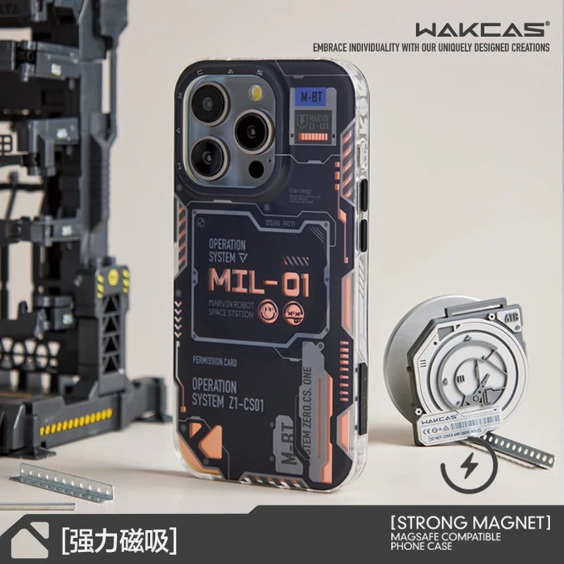 Wakcas MIL-01 Tactical MagSafe iPhone Case | Military-Grade Protection