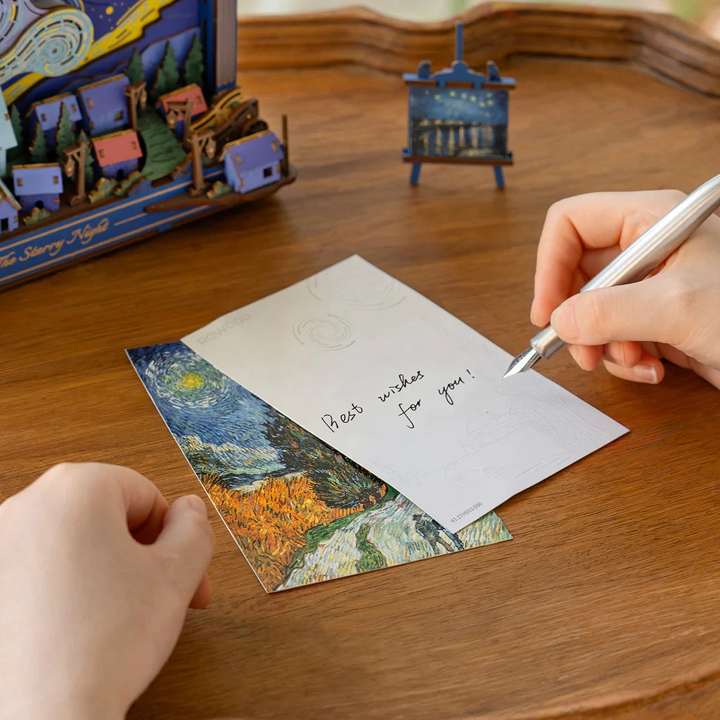 Rowood The Starry Night Wooden 3D Art Puzzle