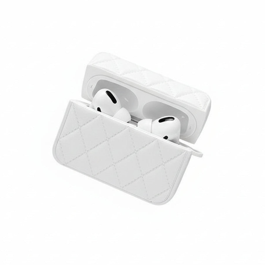 Pink Puffer Jacket AirPods Case - Soft Down Jacket Design with Hand Strap