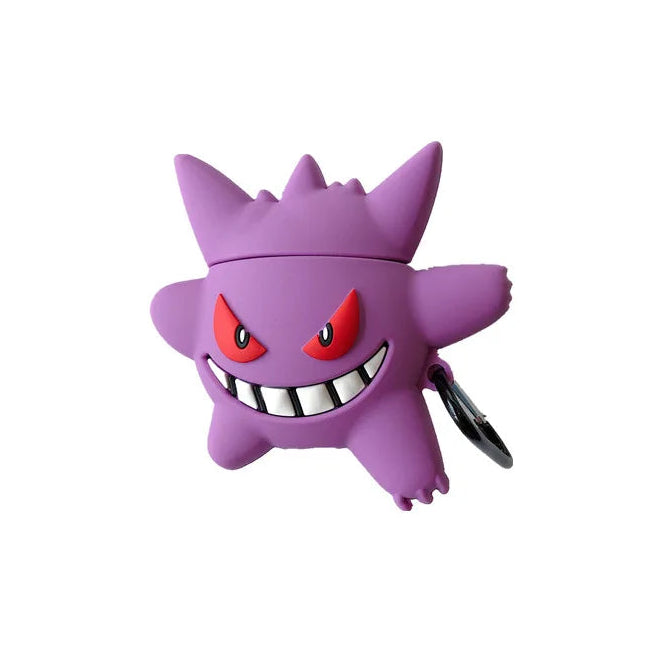 Purple Gengar Pokemon AirPods Case Silicone