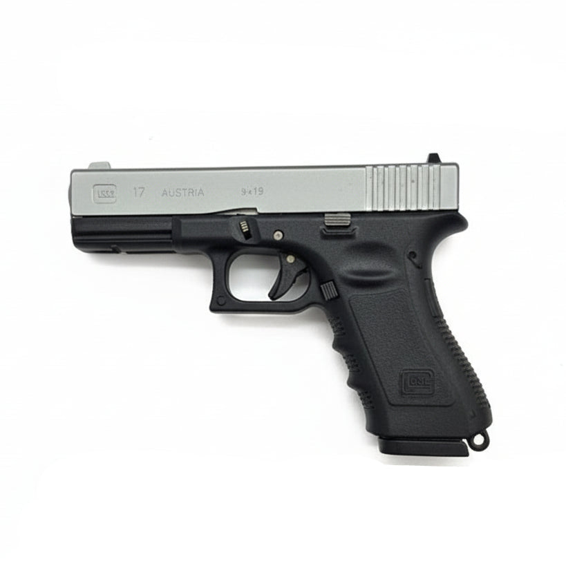 Glock G17 Metal Keychain 1:3 Scale with Magazine & Mini Bullets