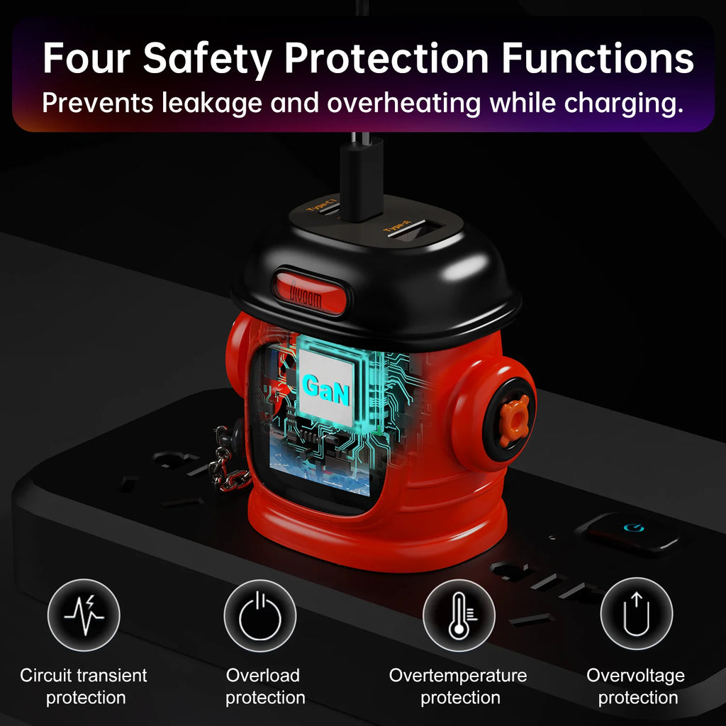 Divoom Dipow 65W Multi-socket Fast Charger