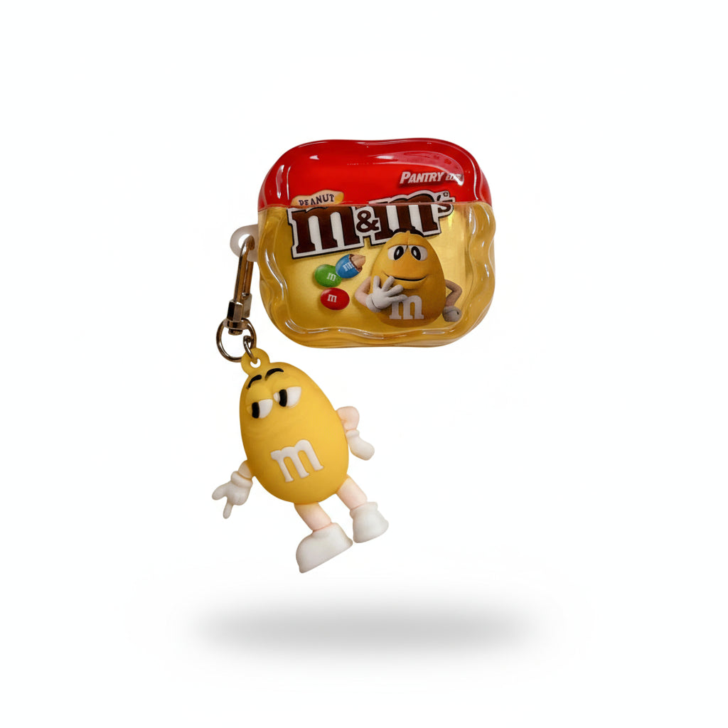 Protective AirPods Case Fun Food Design with Pendant